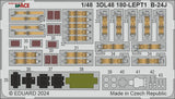 3DL48180 Consolidated B-24J Liberator 'SPACE' (for HOBBY BOSS) 1/48 by EDUARD