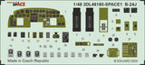 3DL48180 Consolidated B-24J Liberator 'SPACE' (for HOBBY BOSS) 1/48 by EDUARD