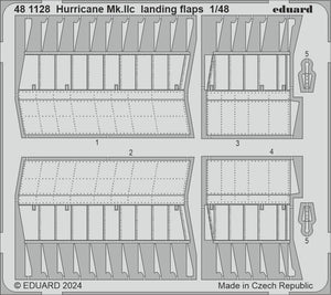 481128 Hurricane Mk.IIc Landing Flaps (for HOBBY BOSS) 1/48 by EDUARD