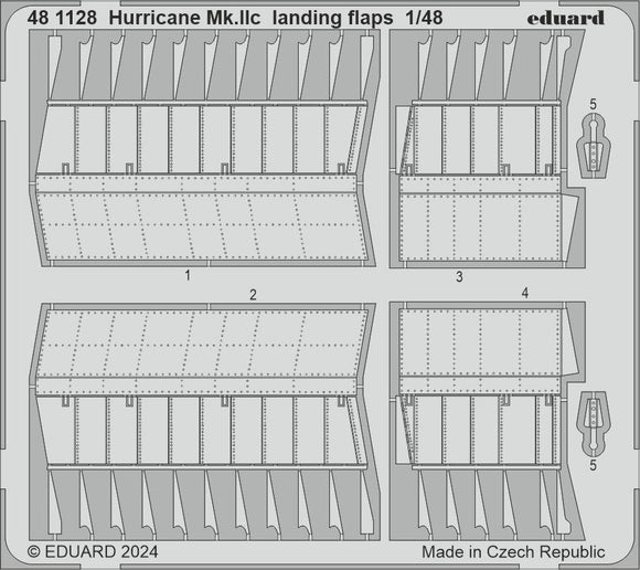 481128 Hurricane Mk.IIc Landing Flaps (for HOBBY BOSS) 1/48 by EDUARD