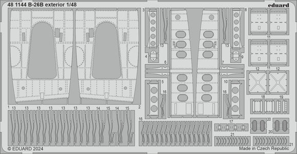 481144 B-26B exterior (for ICM) 1/48 by EDUARD