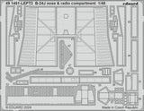 491451 Consolidated B-24J Liberator nose & radio compartment (for HOBBY BOSS) 1/48 by EDUARD