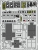 491451 Consolidated B-24J Liberator nose & radio compartment (for HOBBY BOSS) 1/48 by EDUARD