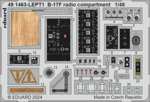 491463 B-17F radio compartment (Eduard) 1/48 by EDUARD