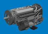 6481069 P-40E Engine 3D print 1/48 by EDUARD
