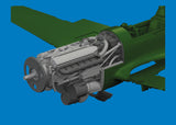 6481069 P-40E Engine 3D print 1/48 by EDUARD