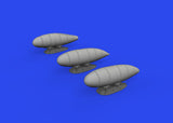 648906 Messerschmitt Bf109K external fuel tanks 1/48 by EDUARD