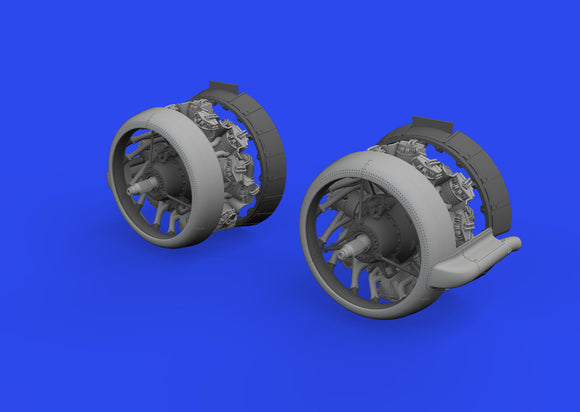 648983 Bristol Beaufort Mk.I Engines (ICM) 1/48 by EDUARD