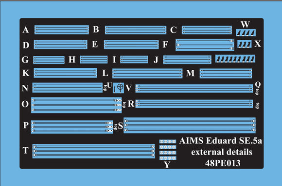 48PE013 SE.5a external details (for Eduard kit) 1/48 by AIMS