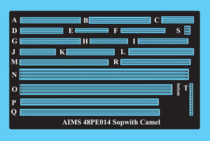 48PE014 Sopwith Camel bracing wires 9for EDUARD kit) 1/48 by AIMS