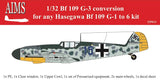 32P013 Messerschmitt Bf 109G-3 Conversion G-1 to G-6 (Revell/Hasegawa) 1/32 by AIMS