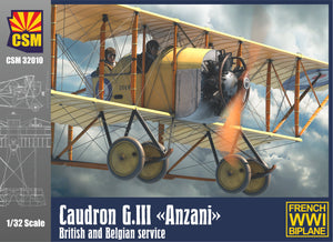 32010 Caudron G.III "Anzani" British & Belgian service 1/32 by COPPER STATE MODELS