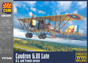 32011 Caudron G.III Late, U.S. & French service 1/32 by COPPER STATE MODELS