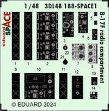 L48188 B-17F radio compartment SPACE (Eduard) 1/48 by EDUARD