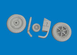 632202 Messerschmitt Bf 109E wheels 1/32 by EDUARD