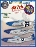 48-095 Meyer's Maulers Pt.2 487th FG 1/48 by FURBALL AERO-DESIGN