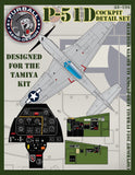 48-096 P-51D Cockpit Detail Set 1/48 by FURBALL AERO-DESIGN