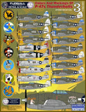 F/D&S-4831 Colors & Markings P-47 Thunderbolt Part 3 1/48 by FURBALL AERO-DESIGN