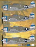 F/D&S-4831 Colors & Markings P-47 Thunderbolt Part 3 1/48 by FURBALL AERO-DESIGN