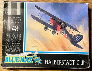 BM202 Halberstadt Cl.II 1/48 by BLUE MAX (2nd Hand) #0680