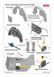 KW3D148091 Messerschmitt Bf 109G-6 Cockpit 3D decals 1/48 by KITS-WORLD