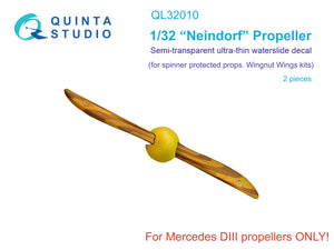 QL32010 "Neindorf" propeller lamination decal 1/32 by QUINTA STUDIO