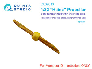 QL32013 "Heine" Propeller laminations decal 1/32 by QUINTA STUDIO