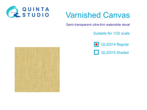 QL32014 Varnished Canvas decals (regular) 1/32 by QUINTA STUDIO