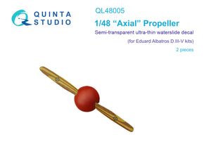 QL48005 "Axial" Propeller decals 1/48 by QUINTA STUDIO