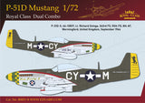 R0021 North-American P-51D Dual Combo 'Royal Class' 1/72 by EDUARD