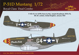 R0021 North-American P-51D Dual Combo 'Royal Class' 1/72 by EDUARD