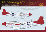 R0021 North-American P-51D Dual Combo 'Royal Class' 1/72 by EDUARD