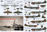 RD72110 Sharkmouth Unit P-40 Warhawks 51st FG CBI 1/72 by RISING DECALS