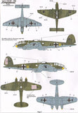 X48087 Battle of Britain Luftwaffe Bf109-E, He-111, Ju-87 1/48 by XTRADECAL