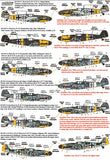 X48173 Messerschmitt Bf 109 Stab Pt 2 1/48 by XTRADECAL