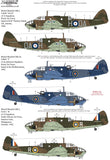 X48219 Bristol Beaufort Mk.I/IA Collection Pt.1 1/48 by XTRADECAL