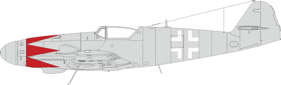 EX1010 Messerschmitt Bf 109K-4 tulip & national insignia paint mask 1/48 by EDUARD