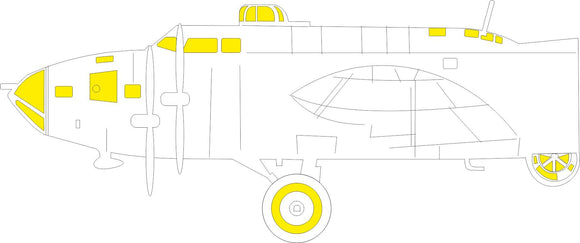 EX1069 B-17F (alternate nose, frame X) TFace 1/48 by EDUARD