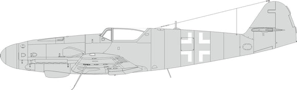 EX985 Messerschmitt Bf-109k-4 national markings mask 1/48 by EDUARD