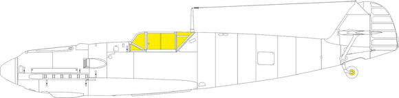 EX995 Messerschmitt Bf 109E-4 Face canopy mask 1/48 by EDUARD