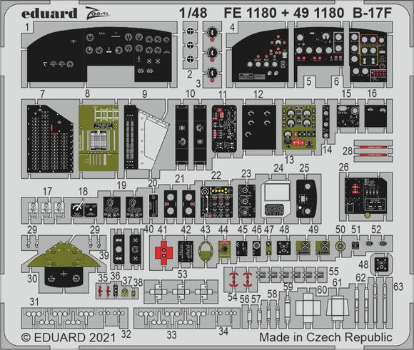 FE1180 B-17F 'ZOOM' (HKM) 1/48 by EDUARD