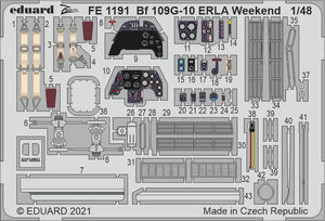 FE1191 Messerschmitt Bf-109G-10 ERLA WEEKEND 1/48 by EDUARD