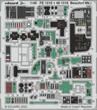 FE1318 Bristol Beaufort Mk.1 interior ZOOM (for ICM) 1/48 by EDUARD