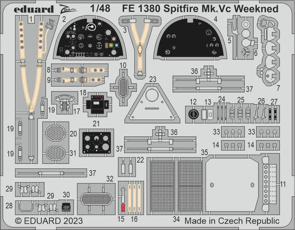 FE1380 Supermarine Spitfire Mk.Vc Weekend 1/48 by EDUARD