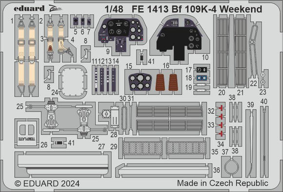 FE1413 Messerschmitt Bf 109K-4 Weekend 1/48 by EDUARD