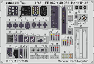 49962  HEINKEL He 111H-16 nose interior (for ICM kit) 1/48 by EDUARD