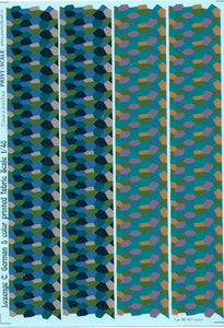 017-camo Lozenge C. German 5 Color Printed Fabric 1/48 by PRINT SCALE