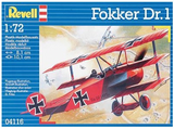 04116 FOKKER Dr.1 Triplane 1/72 by REVELL