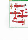 D32006 Die roten Flieger Fokker Dr.1 decals 1/32 by EDUARD