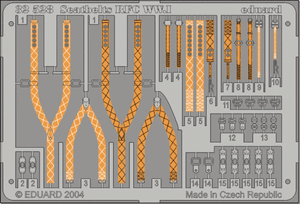 32528 Seatbelts RFC WWI 1/32 by EDUARD